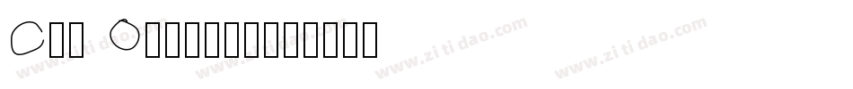 Cam Oblique字体转换
